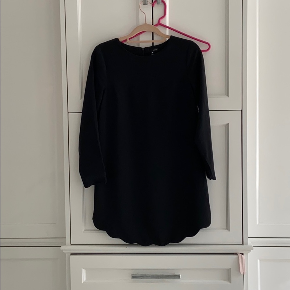 NWOT Aqua by Bloomingdales Scallop hem dress